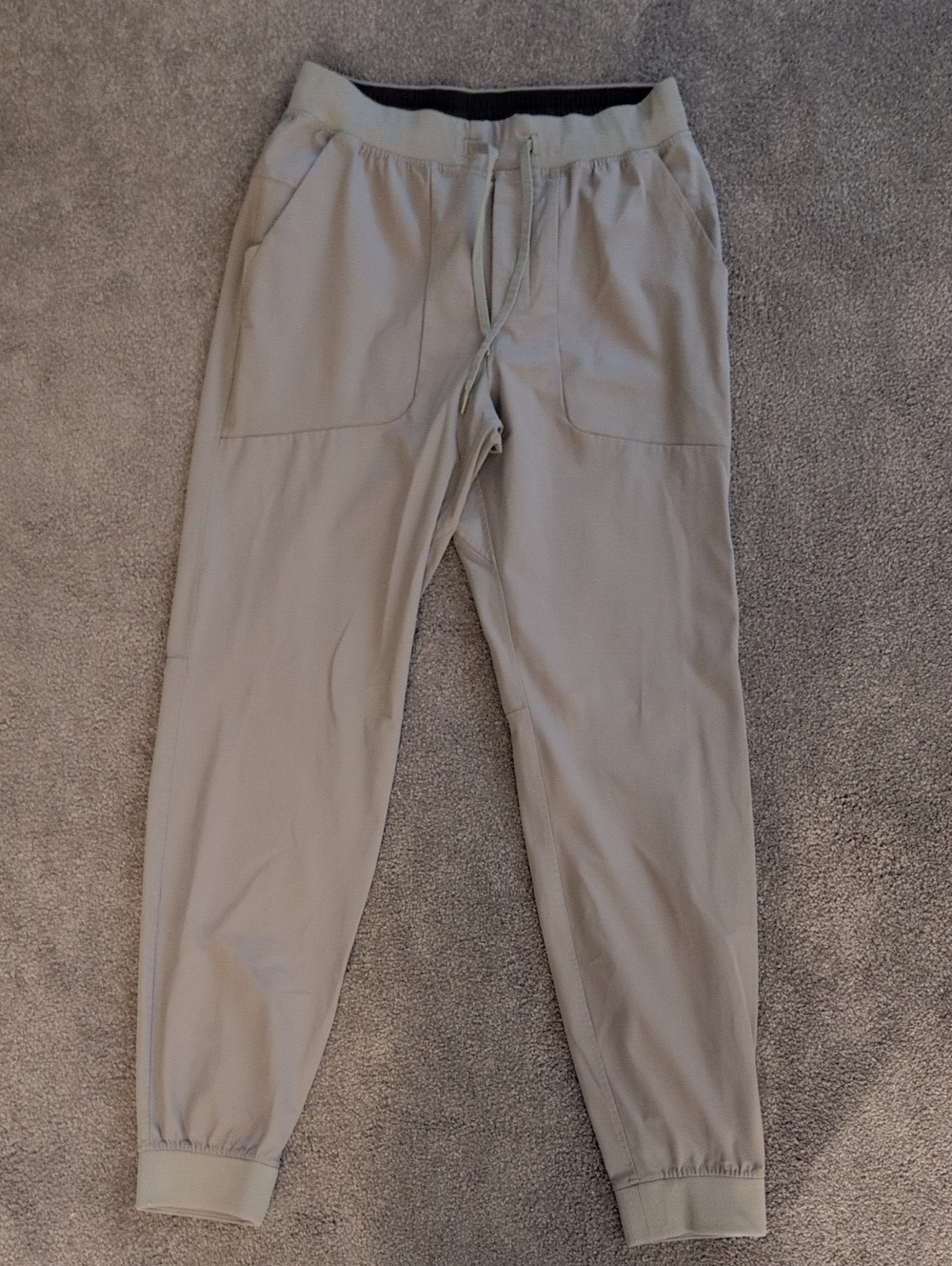 lululemon athletica Men's Light Gray Jogger Sweatpants
